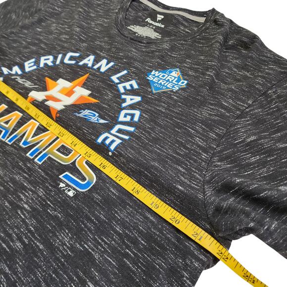 Fanatics Mens Houston Astros 2019 World Series T Shirt Size Large Space Dye MLB - Picture 8 of 9